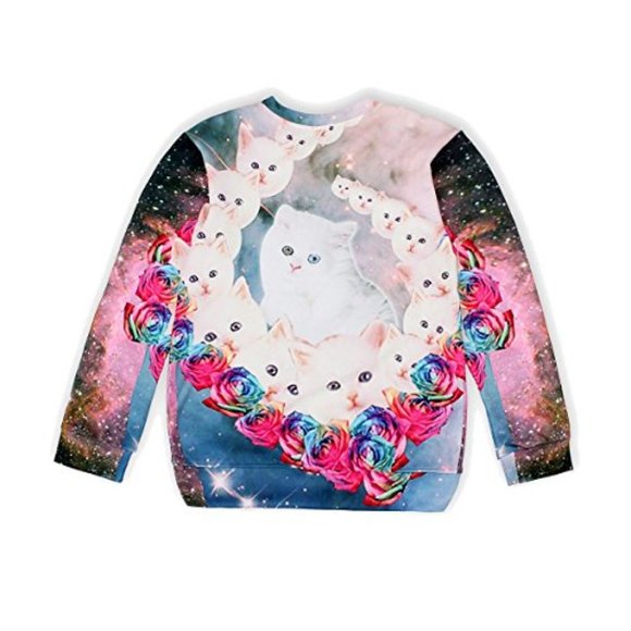 🧁 Galaxy kitten shirt - Picture 1 of 3